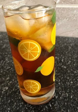 A picture of Homemade Iced green tea.