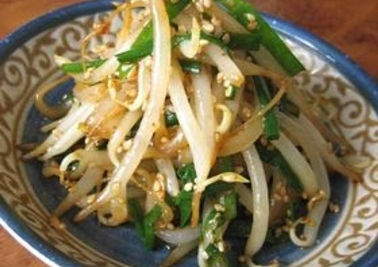 Recipe of Homemade Bean Sprout Namul Just Like Ippudo Ramen&#39;s