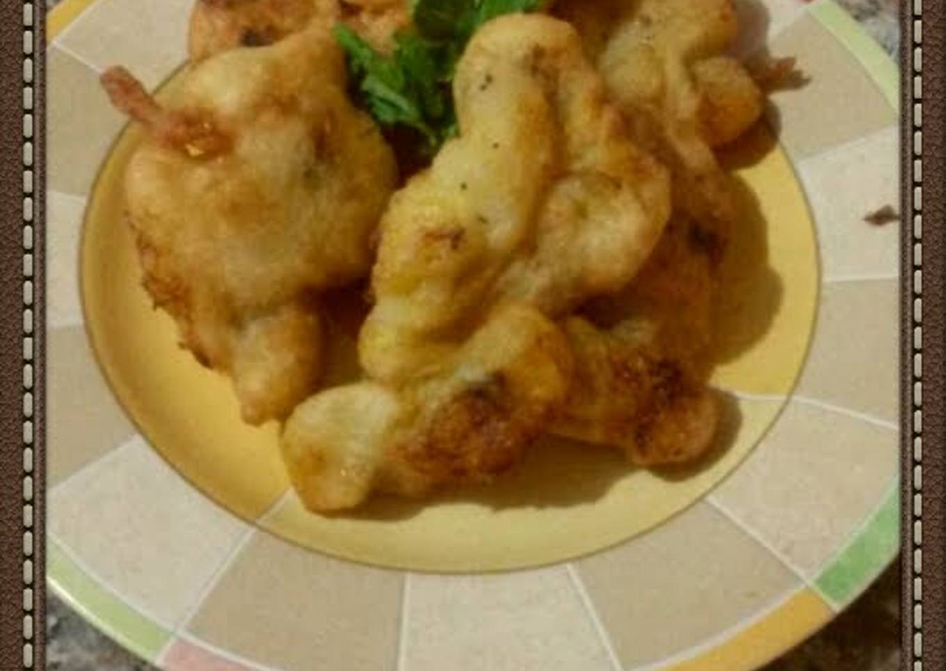 Fried banana (Indonesia favorite food)