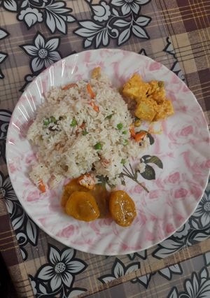 ভেজিটেবল পোলাও (Vegetable pulao recipe in Bengali) রেসিপির প্রধান ছবি