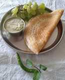 Watermelon rind dosa