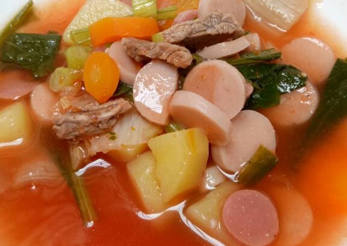 Cara Gampang Bikin Soup Merah Saos Homemade Yang Bisa Manjain Lidah