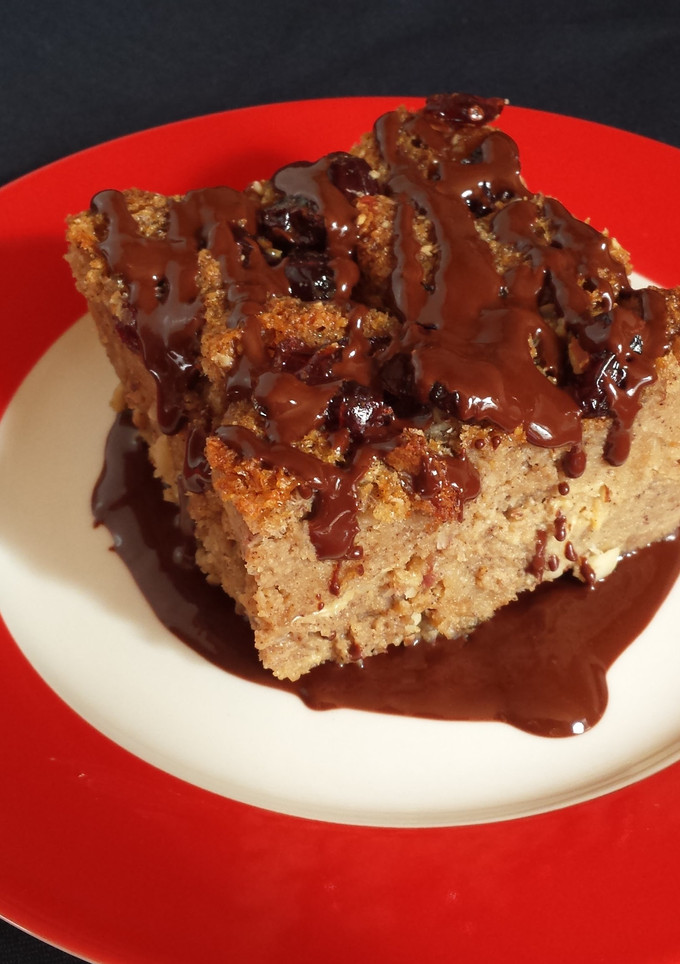 A picture of Kahlúa Bread Pudding.