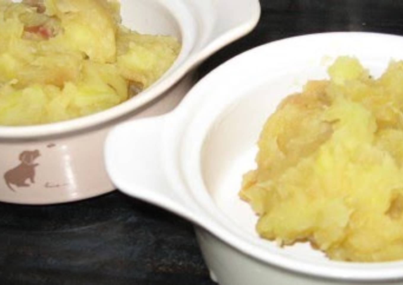 Macrobiotic: sweet potatoes and spicy apples