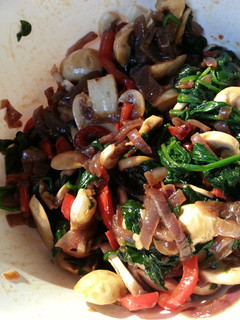 A picture of Sauté salad.