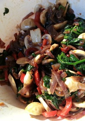 A picture of Sauté salad.