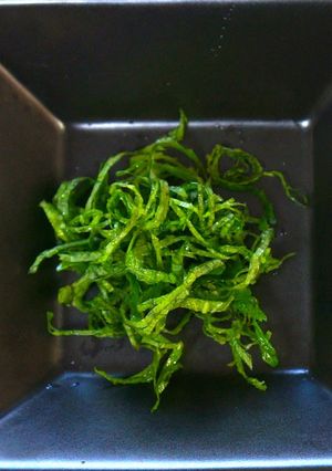 A picture of Secrets on Shredding Shiso Leaves.
