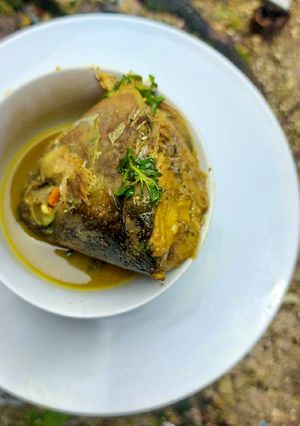 Foto resep Kepala Ikan Kuah Kuning