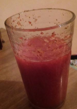 Una foto de Jugo de frutilla