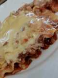 Lasagna bolognesa con salsa bechamel