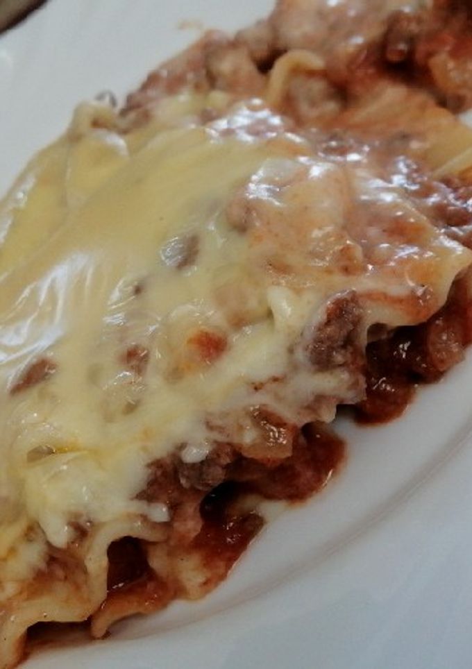 Una foto de Lasagna bolognesa con salsa bechamel