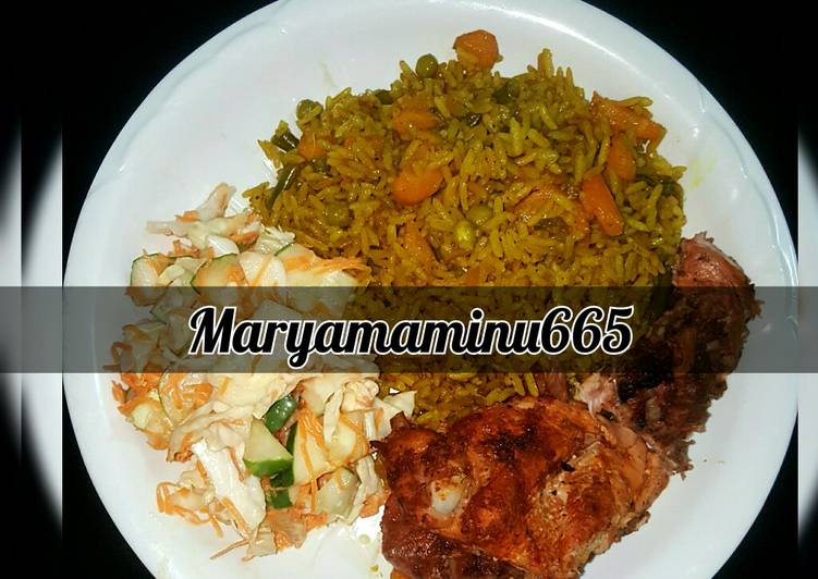 Recipe of Perfect Fried Rice with chicken