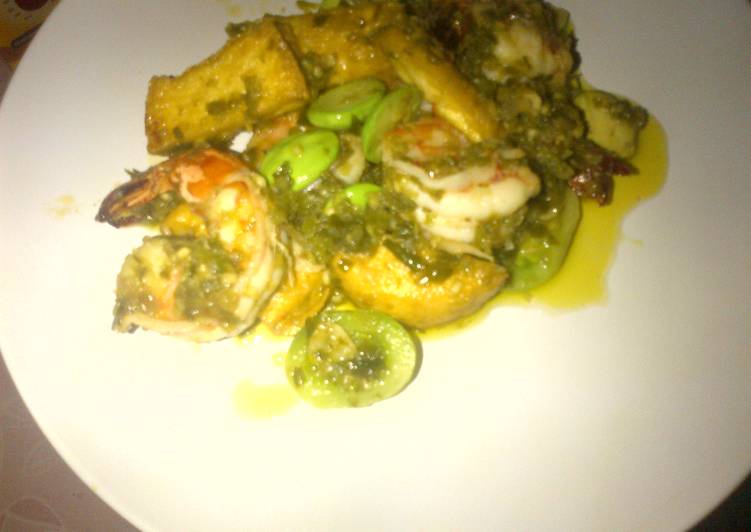 Sambal Ijo Udang Tahu