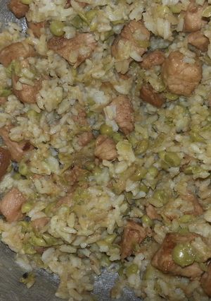 A picture of Teriyaki Pork Fried Rice.