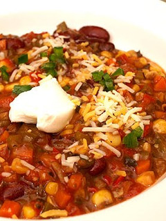 A picture of Vegetarian Chili.