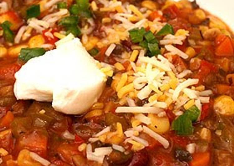 Steps to Make Quick Vegetarian Chili