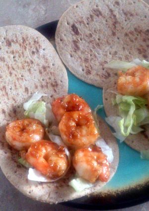 A picture of Caramelized Shrimp.