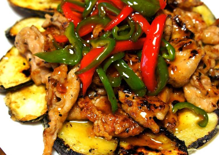 Easiest Way to Make Quick Done in 15 Minutes! Crunchy Pork and Eggplant with Sweet-Salty Sauce