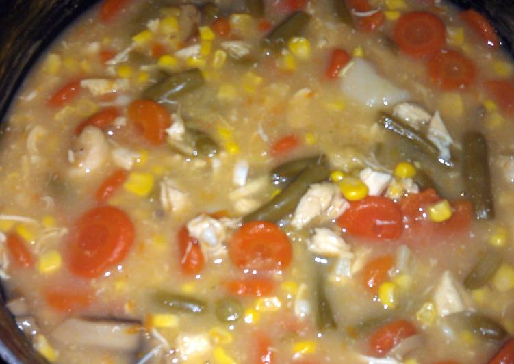 Easiest Way to Prepare Super Quick Homemade Macs chicken soup