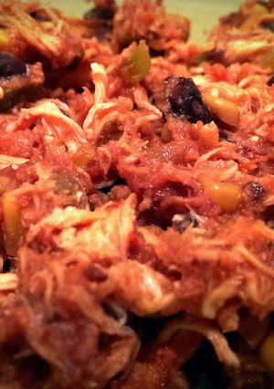 A picture of Southwest Chicken & Beans.