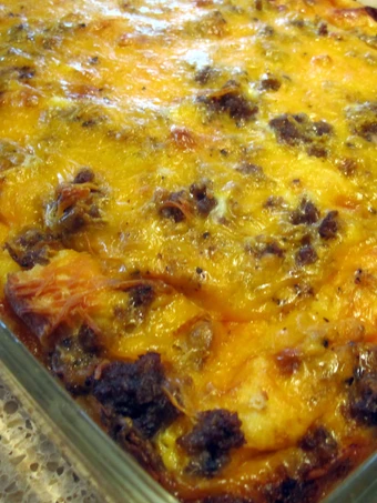 Recipe Mom's Breakfast Casserole which So Delicious