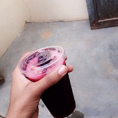 A picture of Fruit Zobo (Hibiscus Drink).