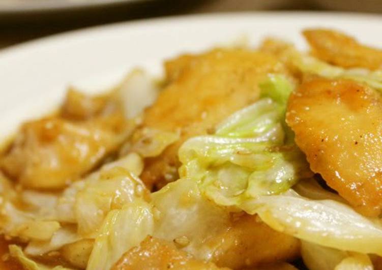 How to Make Perfect Tender Chicken Breast and Cabbage Stir-Fry in Delicious Sauce