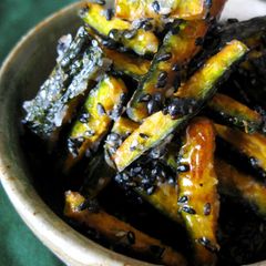 A picture of Kabocha Squash Sticks (Kenpi).