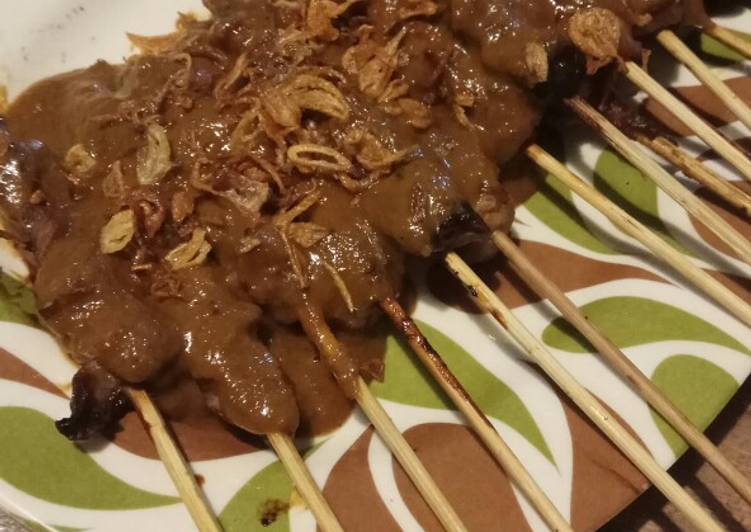 Anti Ribet, Buat Sate ayam / Chicken Satay With Peanut Sauce enak dan mudah