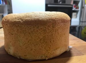 Foto principal de Bizcocho básico de vainilla para tartas