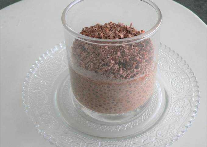 Chia pudding au chocolat