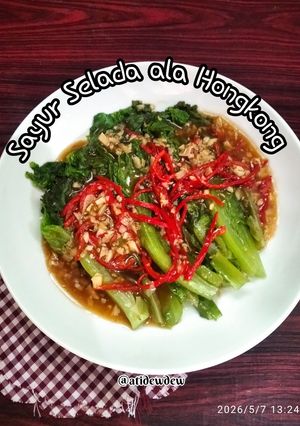 Foto resep Sayur Selada ala Hongkong