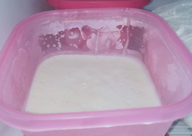 Ice cream durian homemade 😋