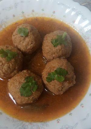 A picture of Beef mince koftay.