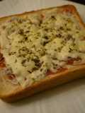 Pickled Plum and Shirasu Cheese Toast - Tart and Delicious