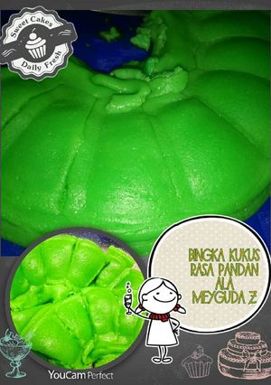 Foto resep Wadai Bingka Pandan Kukus