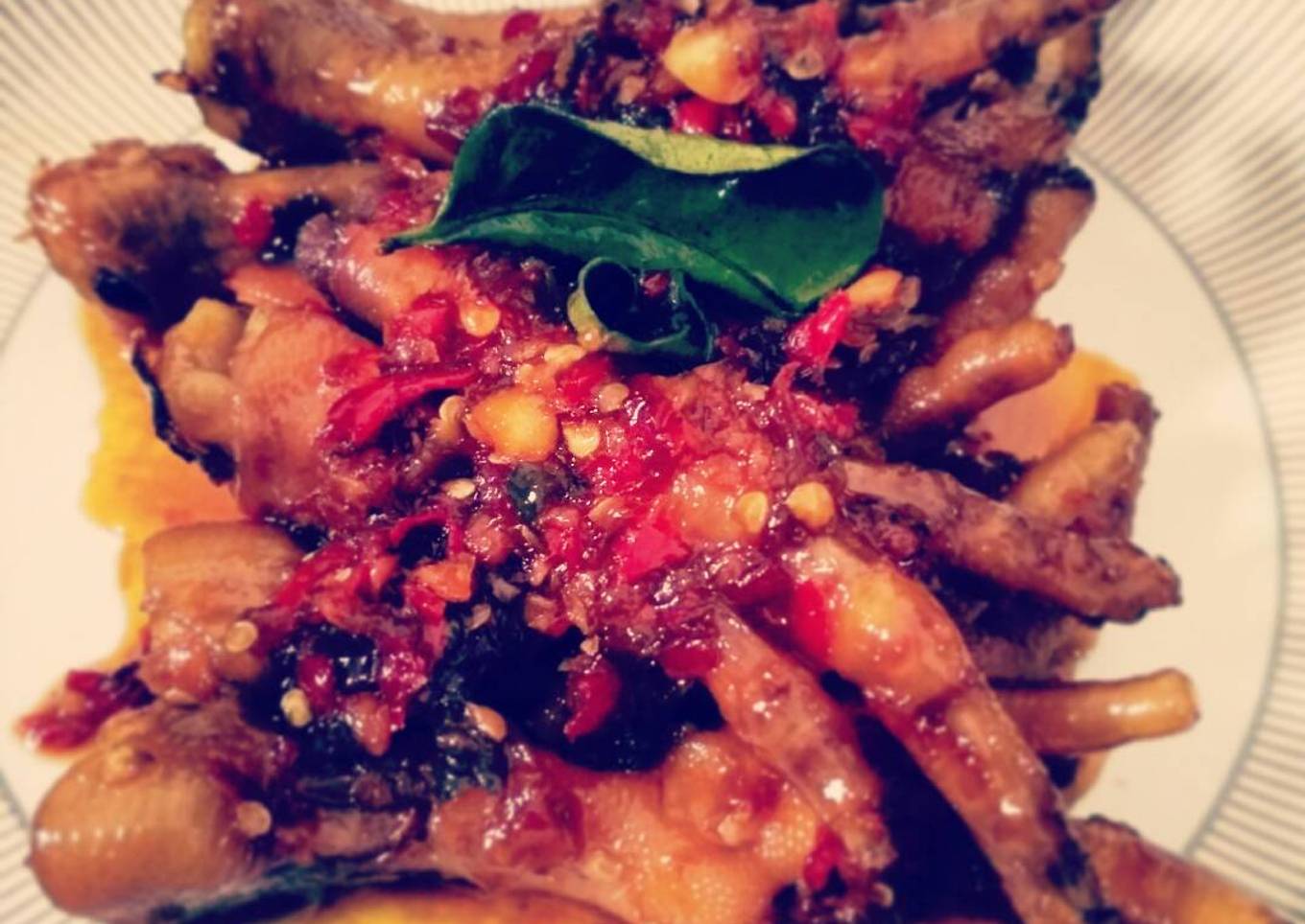 Ceker Sambal Balado