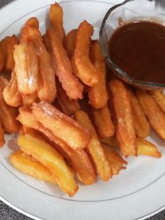 Foto resep Churros saus coklat