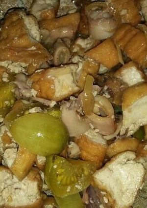 Foto resep Tumis tahu cumi asin
