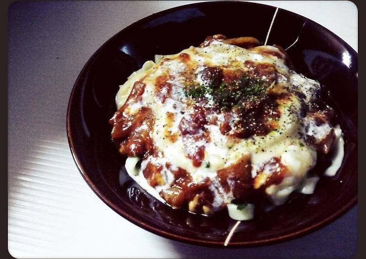Recipe of Super Quick Homemade Kishimen Lasagna From Leftover Stew