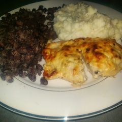 A picture of Parmesan Crusted Greek Yogurt Chicken.