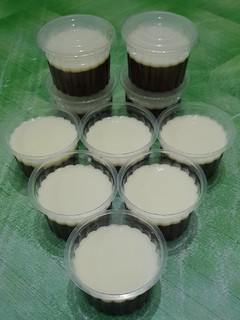 Foto resep Puding coklat vla vanila Praktis Ekonomis