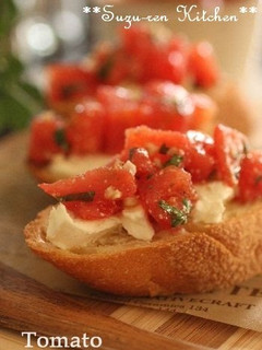 A picture of Tomato Bruschetta.