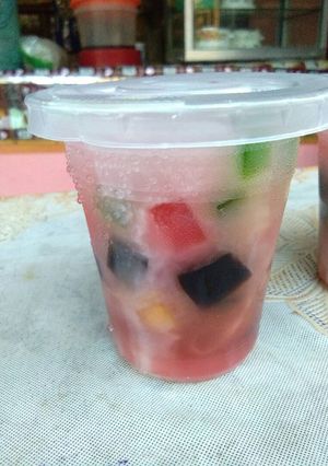 Foto resep Es Merah Putih