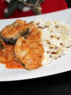 Harcsapaprikás csusza tésztával recept fotója