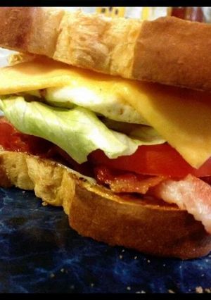 A picture of Becks "BELT" Sandwich.