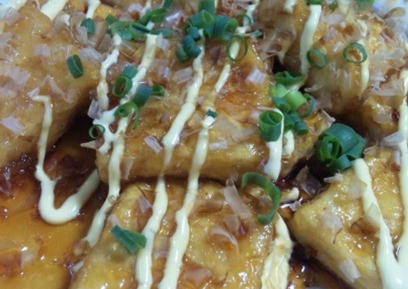 Lightly Deep-Fried Tofu Steak