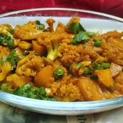 A picture of Phulkopi Aloo Dalna.