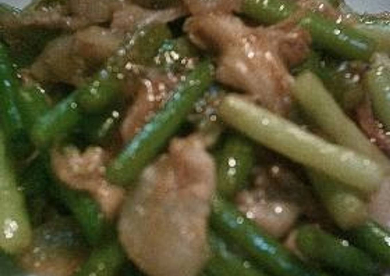 My Family's Pork and Garlic Shoot Stir-Fry