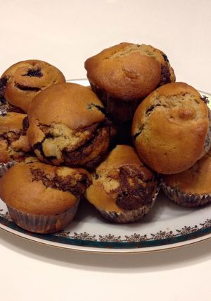A picture of Nutella Blueberry Muffin.